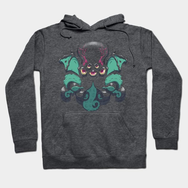 Monster Inside - Cthulhu Hoodie by Kirkcartoons